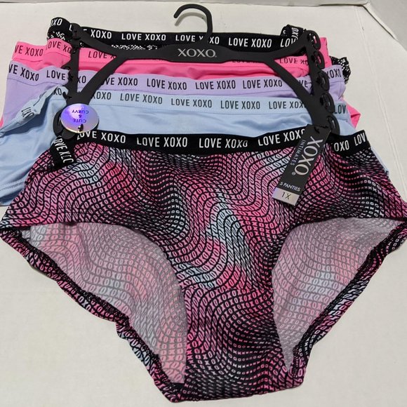 XOXO Plus Size Panty Set - Picture 1 of 8